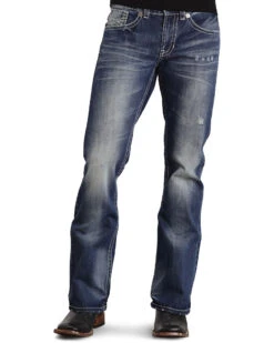 Stetson Rock Fit Bold X Stitched Jeans -Stetson 010D65 CU P2