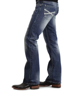 Stetson Rock Fit Bold X Stitched Jeans - Big & Tall -Stetson 013734 CU D1