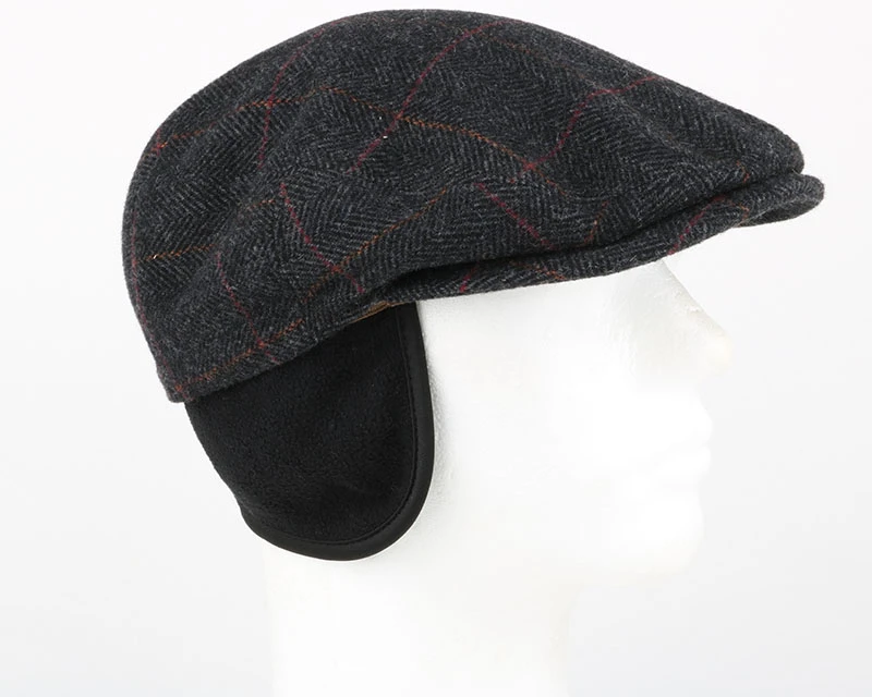 Kent Wool EF Herringbone Flat Cap - Stetson 7 Kent Wool EF Herringbone Flat Cap - Stetson - Image 5
