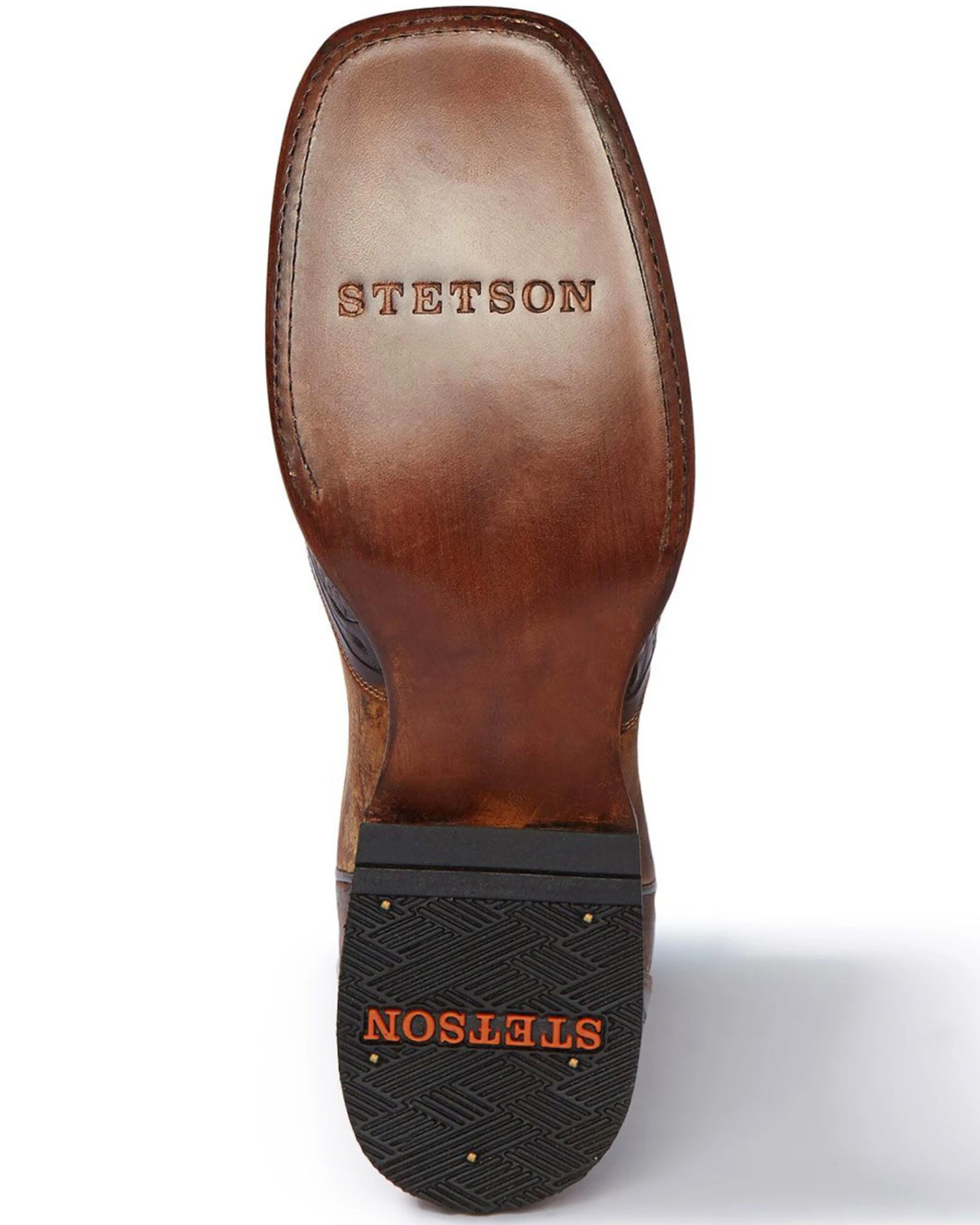 Stetson Men's Handtooled Cross Boots - Square Toe 3 Stetson Men's Handtooled Cross Boots - Square Toe
