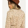 Stetson Women's Brown Leopard Print Button Down Top -Stetson 2000286934 200 P5