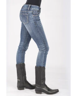 Stetson Women's 503 Pixie Stix Fit Skinny Straight Jeans