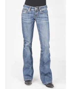 Stetson Women's 816 Classic Light Wash Bootcut Jeans