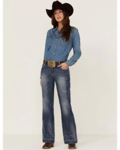 Stetson Women's Medium 214 Trouser Fit Jeans