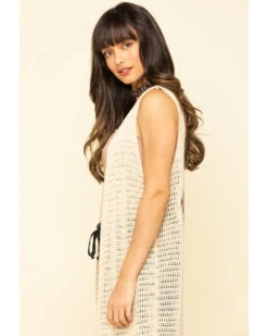 Stetson Women's Crochet Sweater Vest -Stetson 2000295406 100 P3