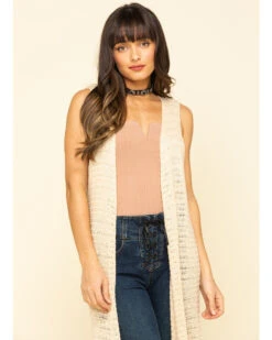 Stetson Women's Crochet Sweater Vest -Stetson 2000295406 100 P4