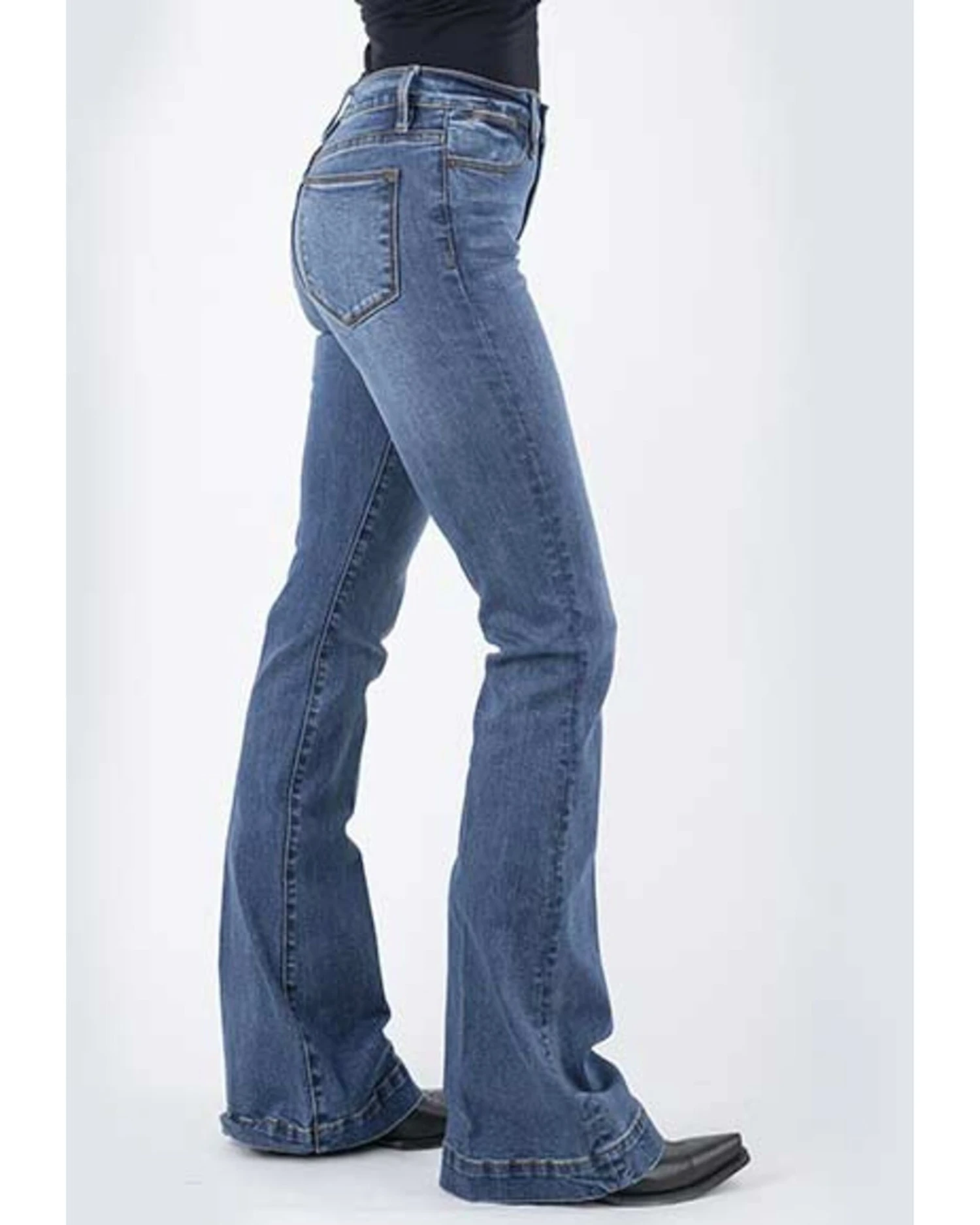 Stetson Women's 921 High Rise Flare Jeans 5 Stetson Women's 921 High Rise Flare Jeans - Image 3
