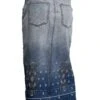 Stetson Women's Embroidered Long Denim Skirt -Stetson 2000344446 400 P2