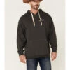 Stetson Men's Gray Vintage Logo Back Graphic Hooded Sweatshirt