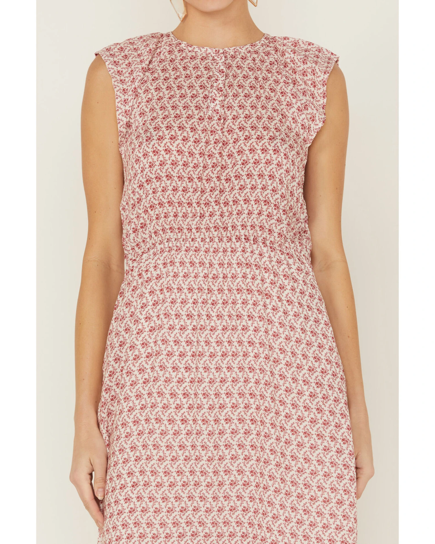 Stetson Women's Cottage Floral Print Midi Dress 5 Stetson Women's Cottage Floral Print Midi Dress - Image 3