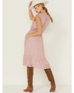 Stetson 35 Stetson Women's Cottage Floral Print Midi Dress