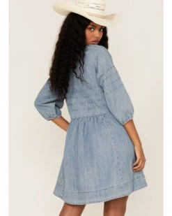 Stetson Women's Denim Pleat Top Dress -Stetson 2000366896 400 P4