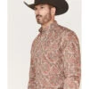 Stetson Men's Paisley Print Long Sleeve Button Down Western Shirt -Stetson 2000370662 600 P2