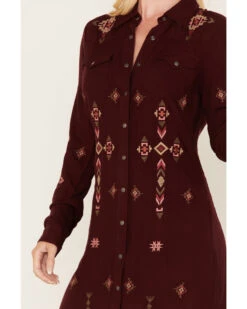 Stetson Women's Southwestern Embroidered Shirt Dress -Stetson 2000378248 646 P3
