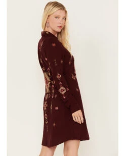Stetson Women's Southwestern Embroidered Shirt Dress -Stetson 2000378248 646 P4