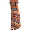 Stetson Women's Sunset Serape Short Sleeve Midi Wrap Dress -Stetson 2000390798 900 P2