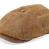 Burney Pig Skin Flat Cap - Stetson -Stetson 4043898012829 1