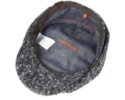 Hatteras Donegal Black Flat Cap - Stetson -Stetson 4043898020787 4