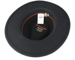 Flexible Woolfelt Black Traveller - Stetson -Stetson 4043898022699 4