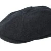 Hatters Wool/Cashmere Black Flat Cap - Stetson -Stetson 4043898023054 1
