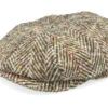 Hatteras Herringbone Olive Flat Cap - Stetson -Stetson 4043898040532 1