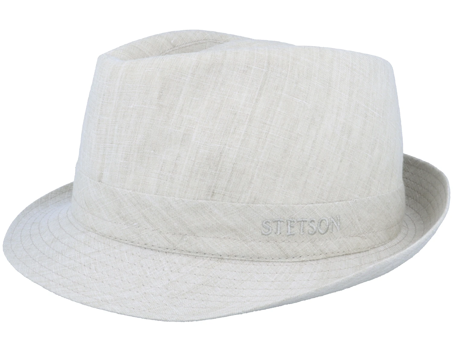 Linen Stone Trilby - Stetson 3 Linen Stone Trilby - Stetson
