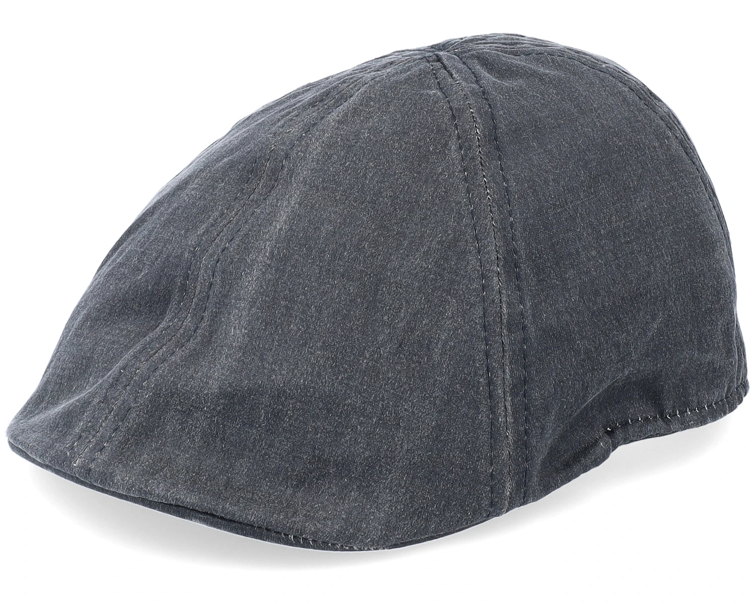 Level Co/Pe Black Flat Cap - Stetson 3 Level Co/Pe Black Flat Cap - Stetson
