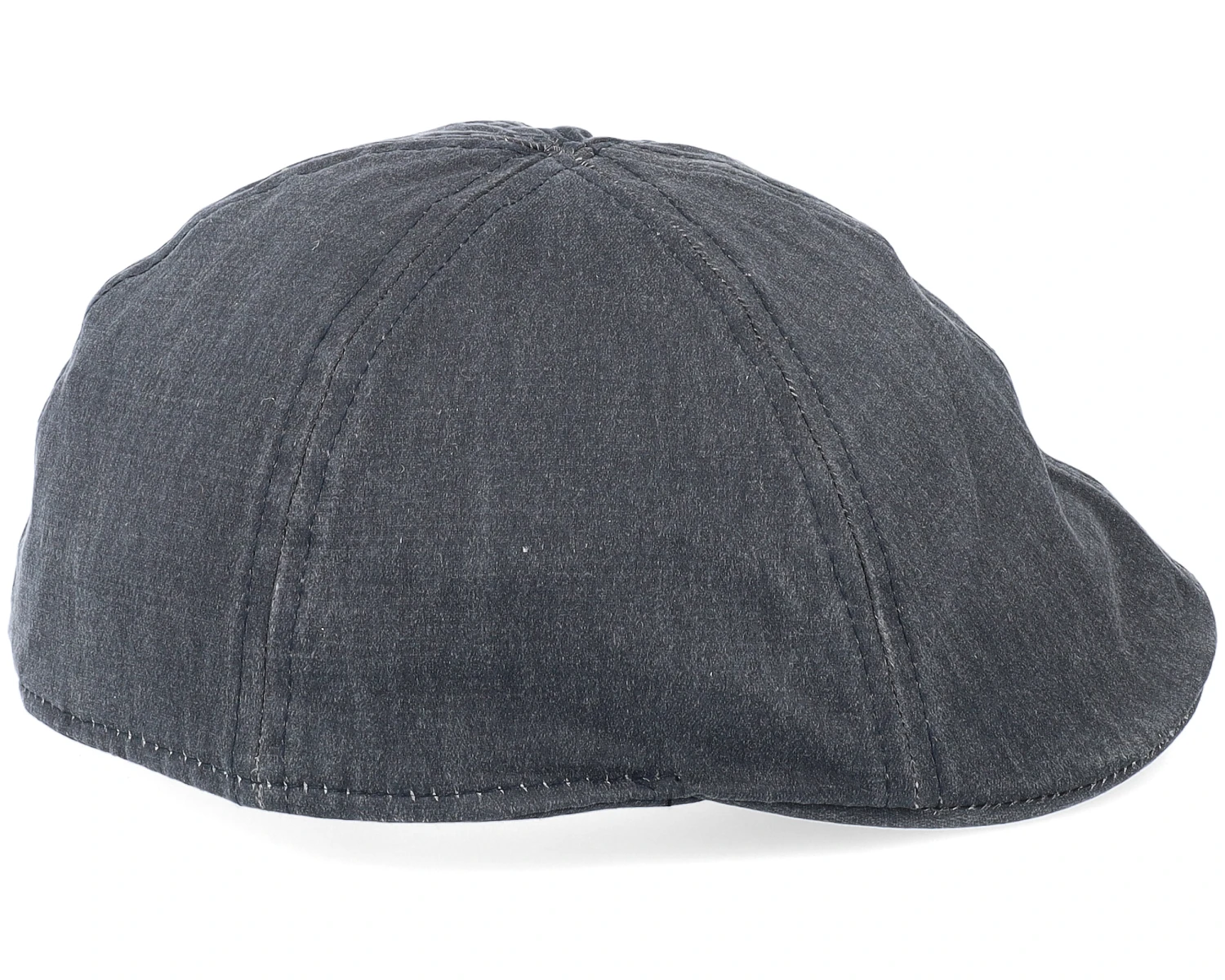 Level Co/Pe Black Flat Cap - Stetson 5 Level Co/Pe Black Flat Cap - Stetson - Image 3