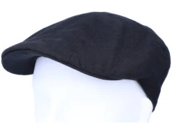 Ivy Cap Linen Black Flat Cap - Stetson 11 Ivy Cap Linen Black Flat Cap - Stetson -Stetson 4043898358804 5