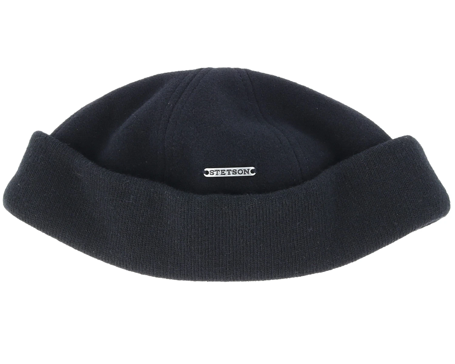 Docker Wool/Cashmere Black Beanie - Stetson 3 Docker Wool/Cashmere Black Beanie - Stetson