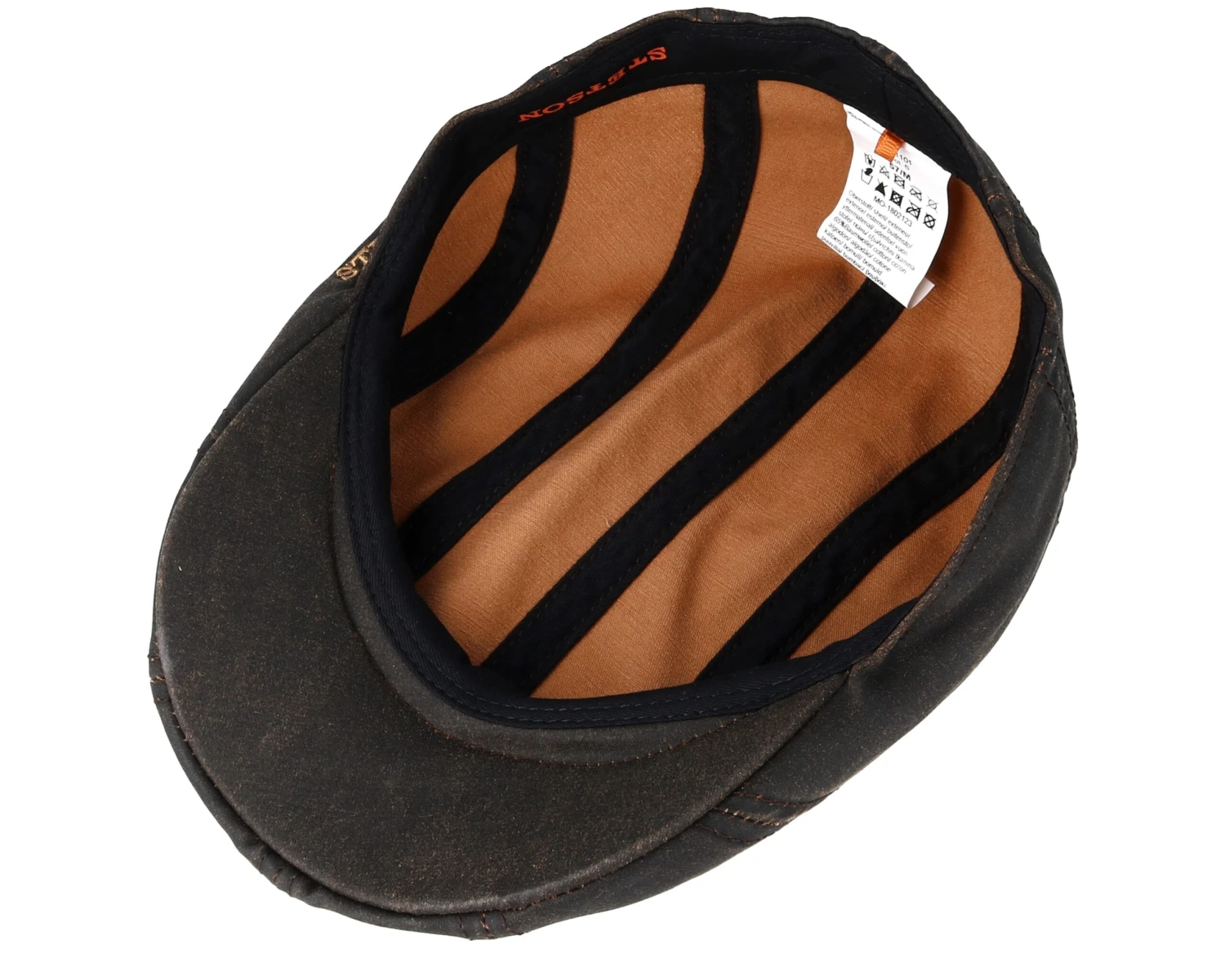 Ivy Cap Co/Pe Dark Brown Flat Cap - Stetson 6 Ivy Cap Co/Pe Dark Brown Flat Cap - Stetson - Image 4
