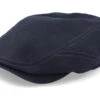 Driver Cap Linen 1 Black Flat Cap - Stetson -Stetson 4043898562331 1