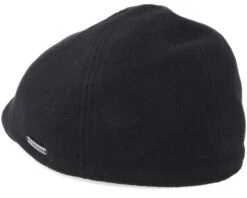 Texas Wool/Cashmere Black Flat Cap - Stetson -Stetson 4043898647182 2