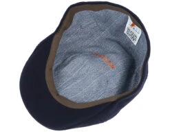 Texas Duck Shape Texas Wool/Cashmere Black Flat Cap - Stetson -Stetson 4043898647236 4