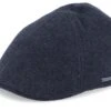 Texas Wool/Cashmere Ear Flap 2 Black Flat Cap - Stetson