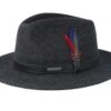 Woolfelt Mix Black/Black Traveller - Stetson 2 Woolfelt Mix Black/Black Traveller - Stetson -Stetson 4043898683739 1