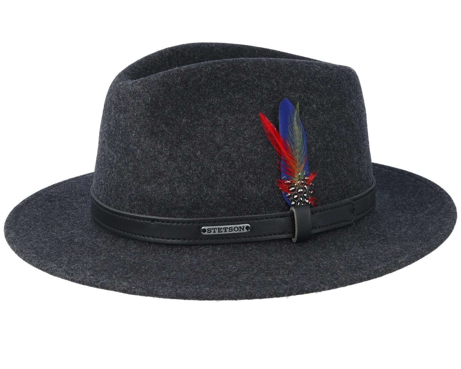 Woolfelt Mix Black/Black Traveller - Stetson 3 Woolfelt Mix Black/Black Traveller - Stetson