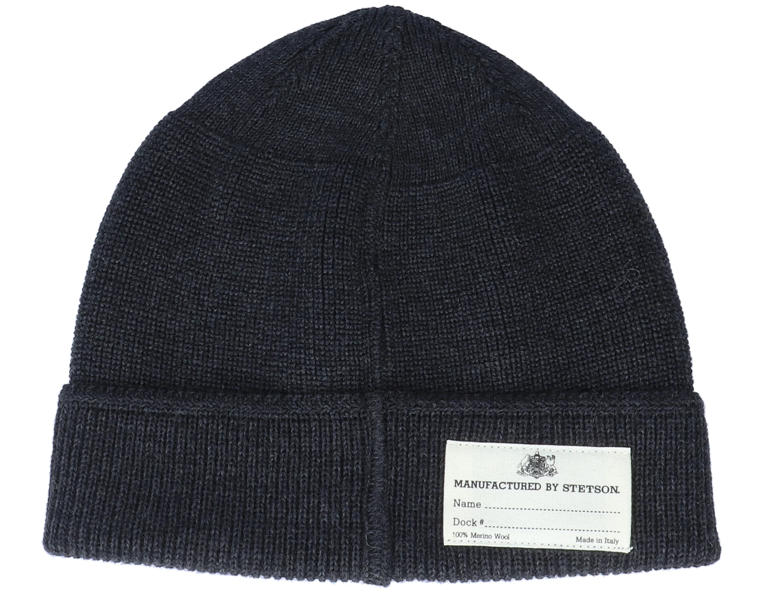 Merino Wool Dark Grey Cuff - Stetson 3 Merino Wool Dark Grey Cuff - Stetson