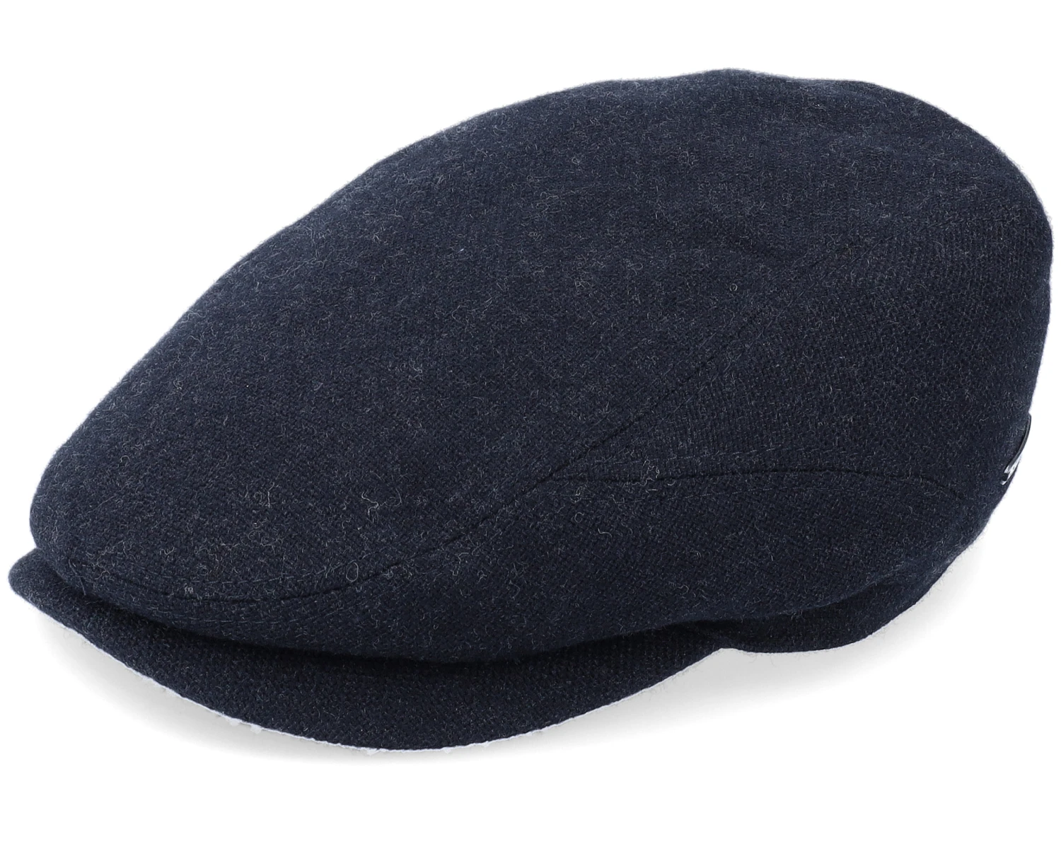 Driver Cap Wool Black Flat Cap - Stetson 3 Driver Cap Wool Black Flat Cap - Stetson