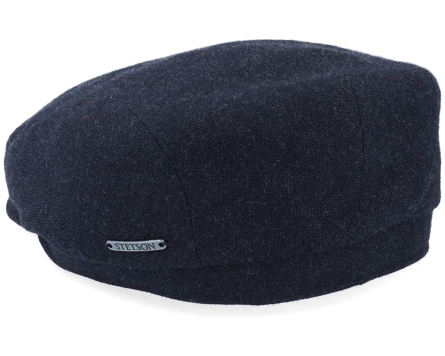 Driver Cap Wool Black Flat Cap - Stetson 4 Driver Cap Wool Black Flat Cap - Stetson - Image 2