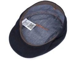 Driver Cap Wool Black Flat Cap - Stetson 10 Driver Cap Wool Black Flat Cap - Stetson -Stetson 4043898744324 4