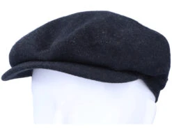 Driver Cap Wool Black Flat Cap - Stetson 11 Driver Cap Wool Black Flat Cap - Stetson -Stetson 4043898744324 5