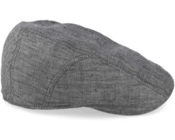Ivy Cap Linen Fishgrat Grey Flat Cap - Stetson -Stetson 4043898755689 3