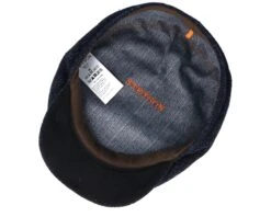 Driver Wool Navy Flat Cap - Stetson 10 Driver Wool Navy Flat Cap - Stetson -Stetson 4043898779159 4