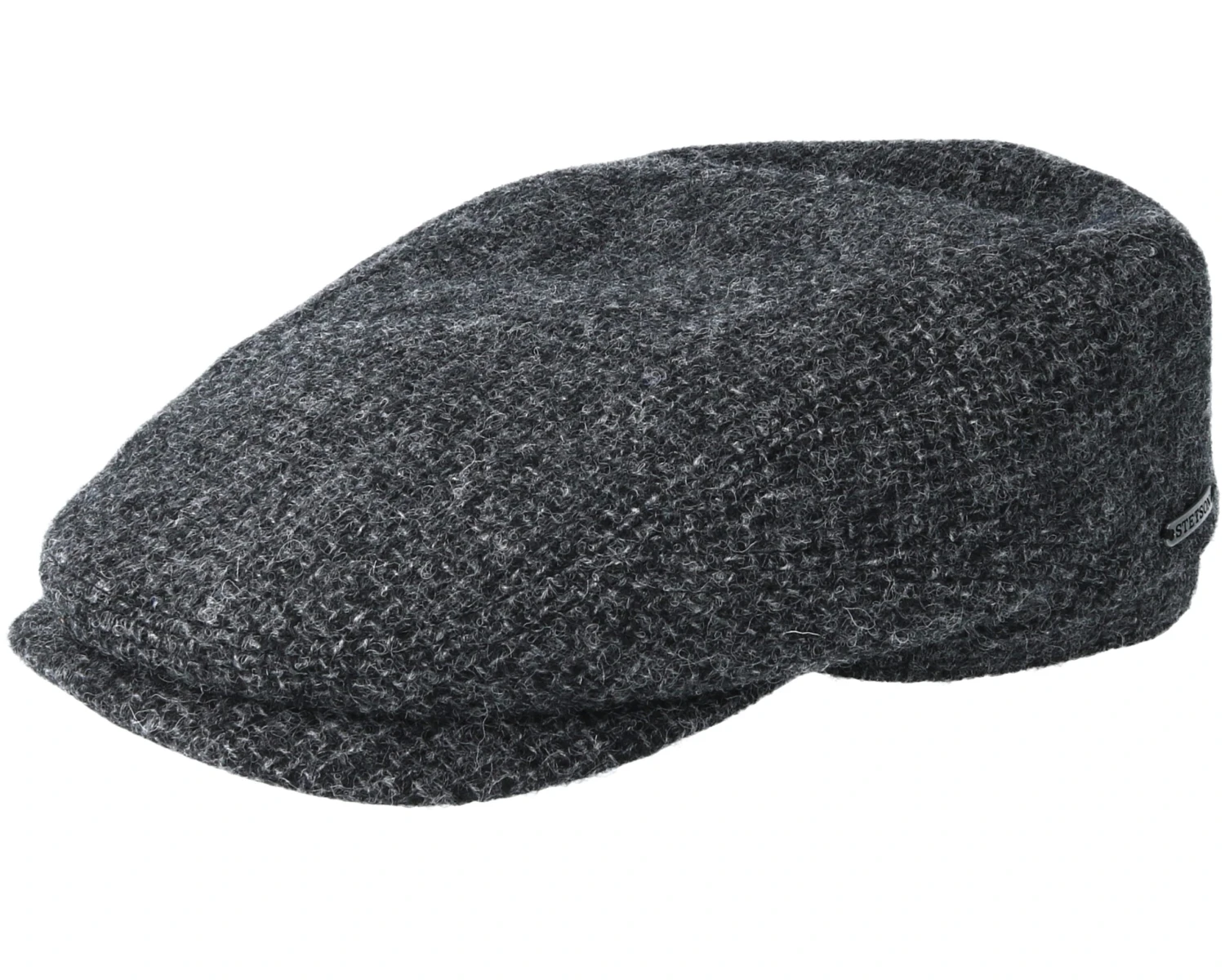 Driver Wool Grey Flat Cap - Stetson 3 Driver Wool Grey Flat Cap - Stetson