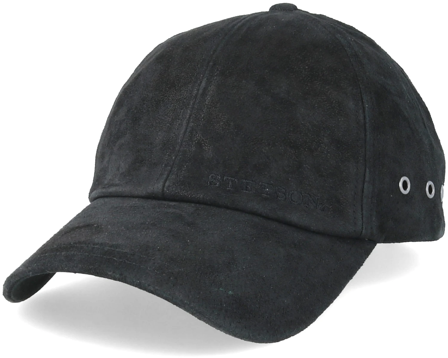 Baseball Cap Pigskin Black Adjustable - Stetson 3 Baseball Cap Pigskin Black Adjustable - Stetson