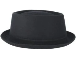 Wool Black Pork Pie - Stetson -Stetson 4043898794718 3