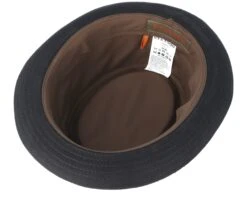 Wool Black Pork Pie - Stetson -Stetson 4043898794718 4