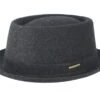 Wool Grey Pork Pie - Stetson -Stetson 4043898794893 1