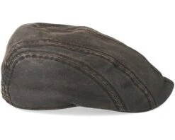 Ivy Cap Co/Pe Brown Flat Cap - Stetson -Stetson 4043898813174 3